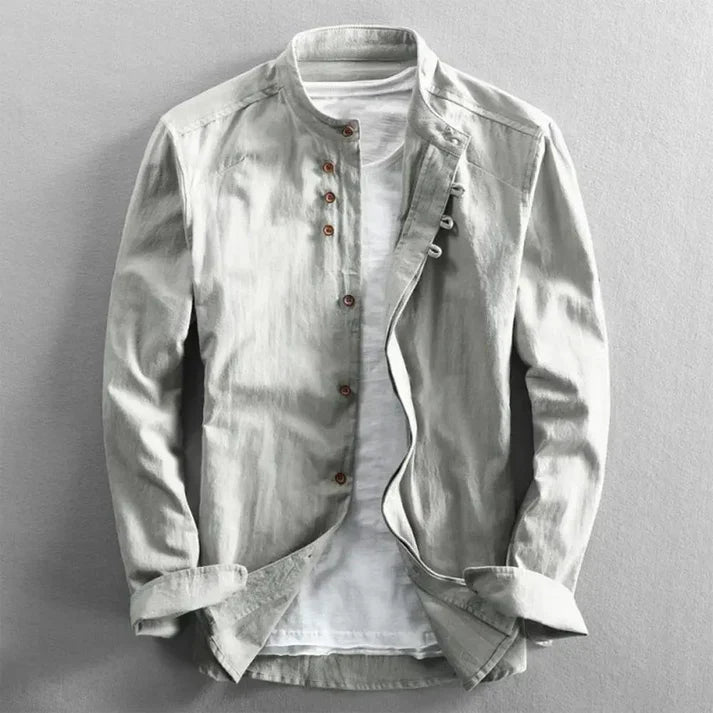Dragon Print Japanese Shirt for Men