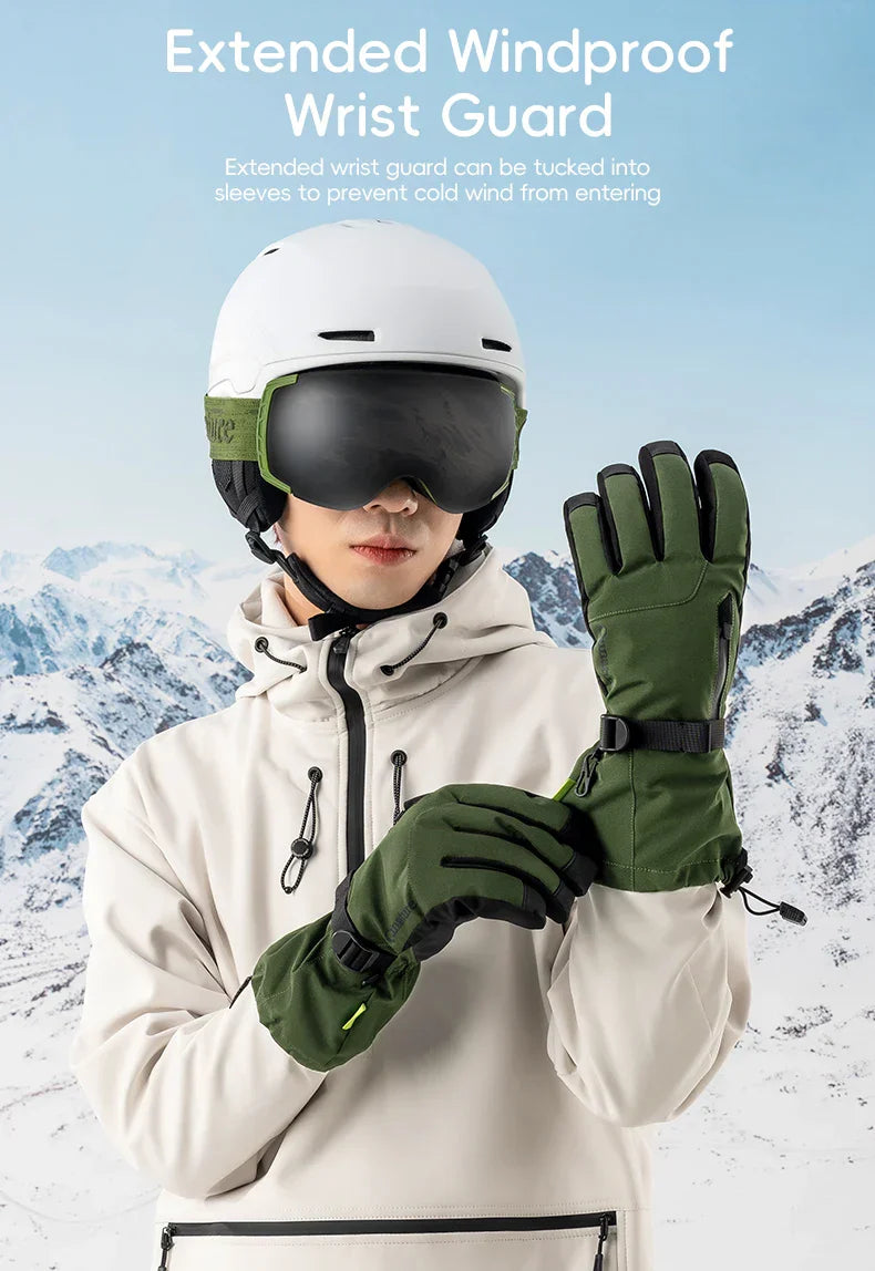 Weatherproof Touchscreen Ski Gloves for Adventurers