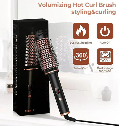 3-in-1 Hair Styling Tool with Ion Technology and Burn Prevention Design
