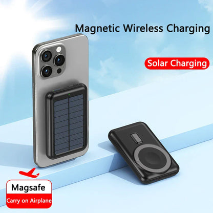 20,000mAh Power Bank with MagSafe & Wireless Charging | USB-C & Solar Charging