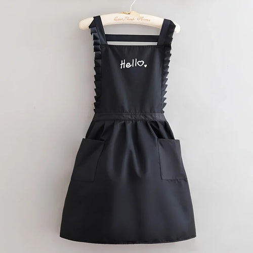 Floral Waterproof Apron for Women - Gardening and Restaurant Use