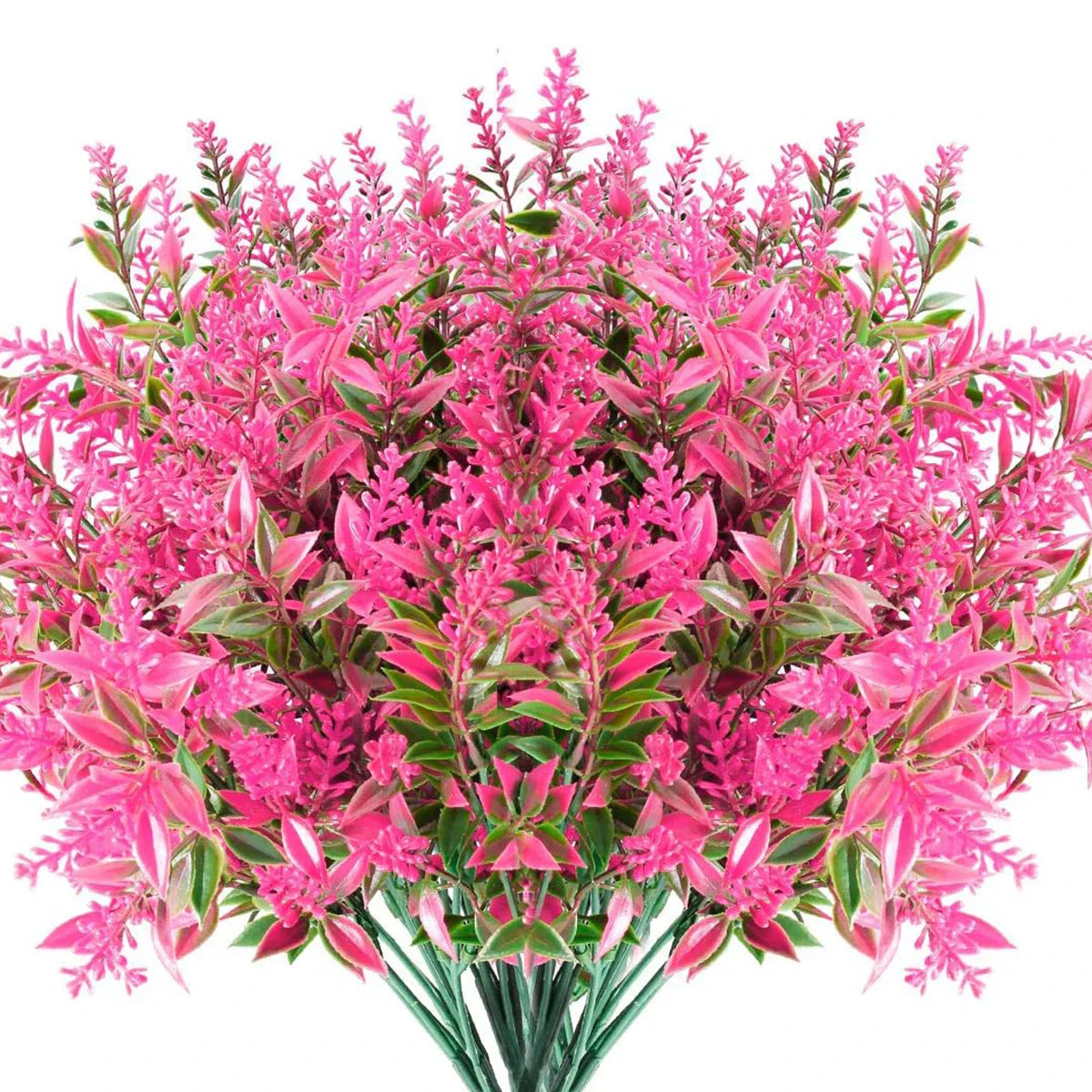 Artificial Lavender Plant Set | 12 Lavender Stems | Low Maintenance & Realistic Look | Ideal for Decor & Events