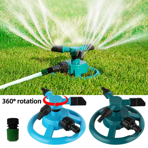 360° Rotating Lawn Sprinkler | Water-Saving & Durable | For Garden & Turf Care