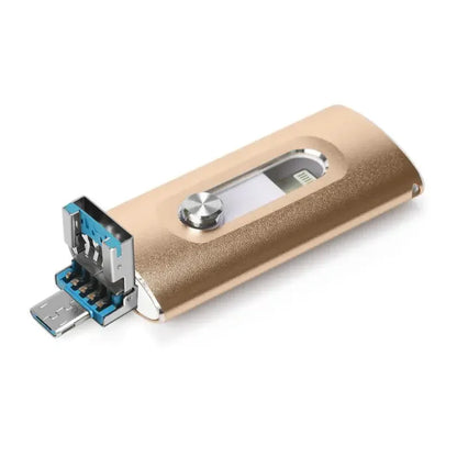 4-in-1 OTG USB 3.0 Flash Drive – Portable Storage for Phones & Computers