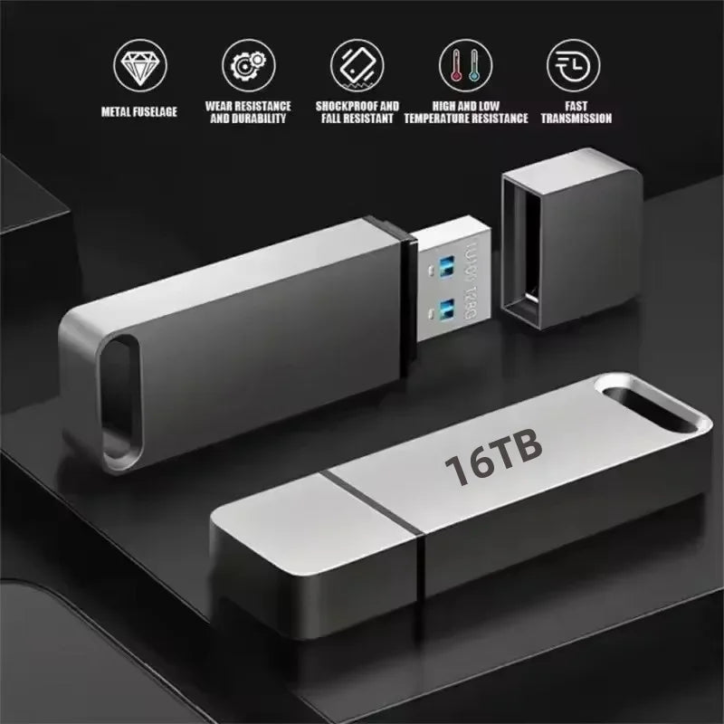 AquaGuard 16TB Resilient USB Drive for Ultimate Protection