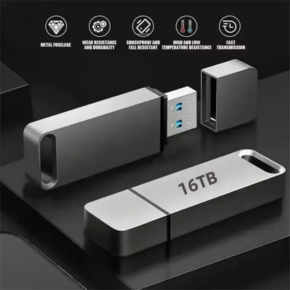 AquaGuard 16TB Resilient USB Drive for Ultimate Protection