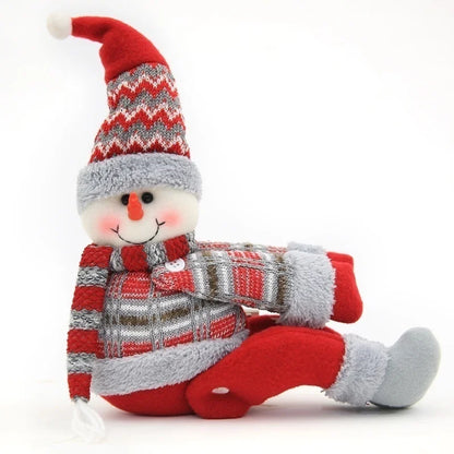 Christmas Curtain Tiebacks – Snowman, Santa & Reindeer Designs | 18×5.5 in