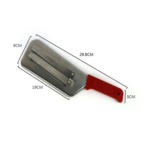 Double-Sided Vegetable Slicing Knife for Kitchen Use