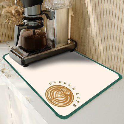 Absorbent Kitchen Mat for Drying Dishes – Safe and Functional