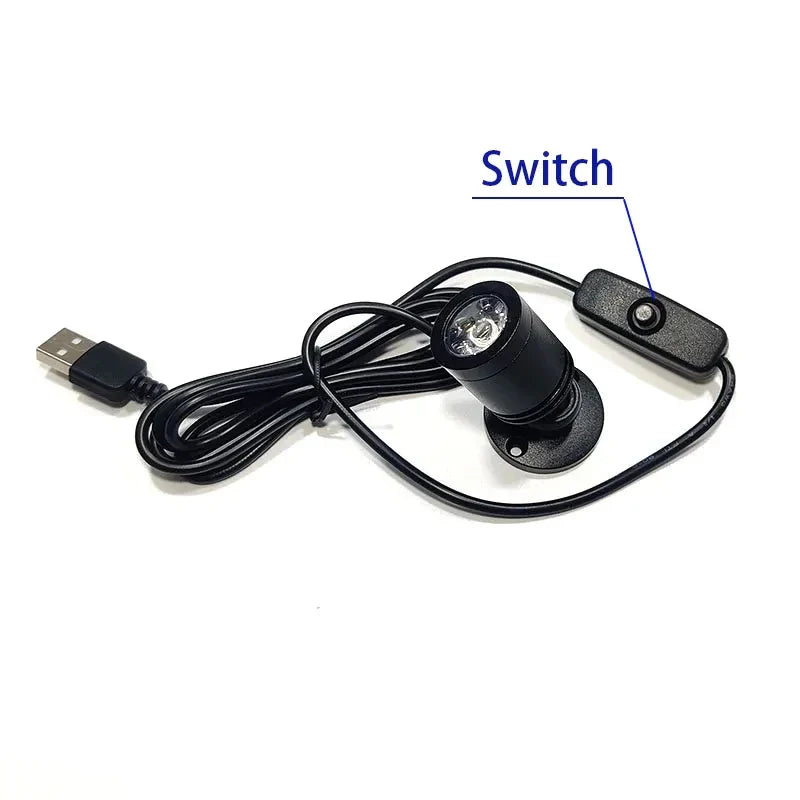 Mini LED Spotlight | USB Powered | 1W/3W | Warm/Cool White | Aluminum