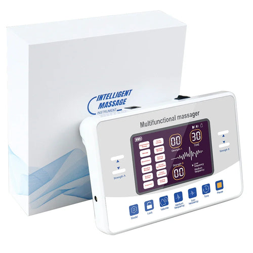 Muscle Stimulator with TENS/EMS, 12 Modes, 30 Intensities, USB-C Rechargeable