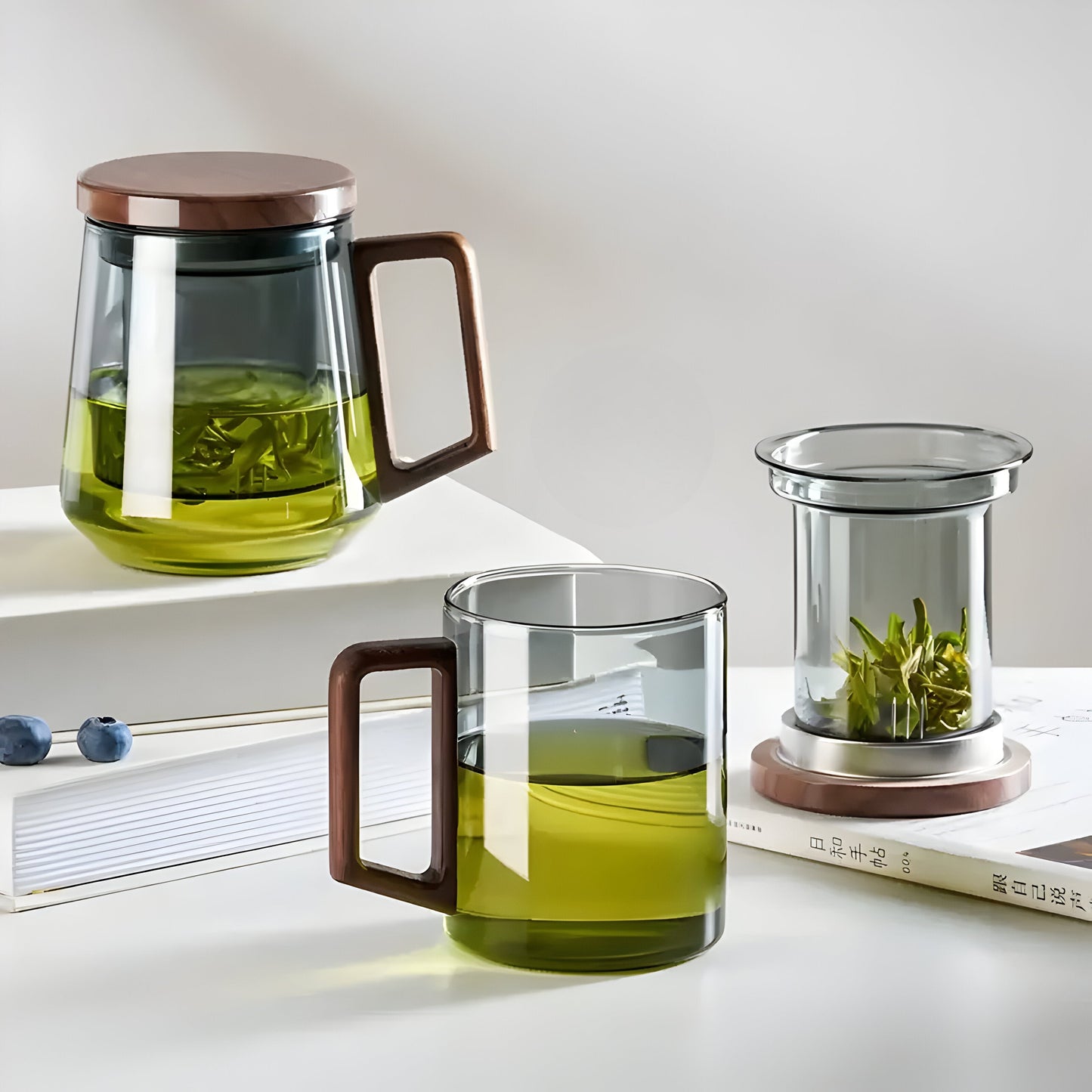 Heat-resistant Glass Tea Cup – Artisan Style Brew Mug