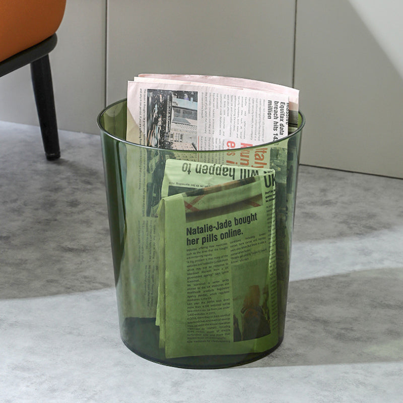 Clear Waste Bin – See-Through Garbage Container