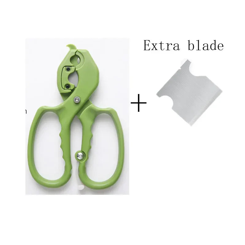 Ergonomic Multi-Function Garden Shears | Pruner and Leaf Remover Tool