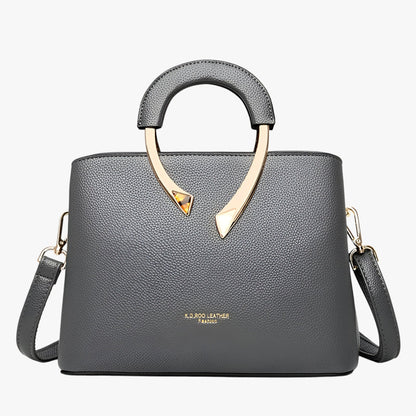 Versatile Women's Leather Tote Bag with Optimal Organization