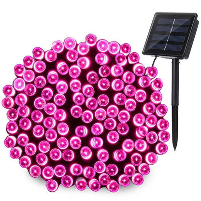Outdoor Solar String Lights | 8 Lighting Modes | IP65 Waterproof | Warm White & Multicolor Options | Available in 7 m / 12 m / 22 m Lengths