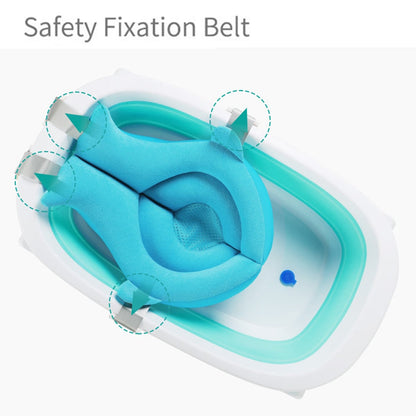 Safe & Cozy Baby Bathtub with Support Cushion