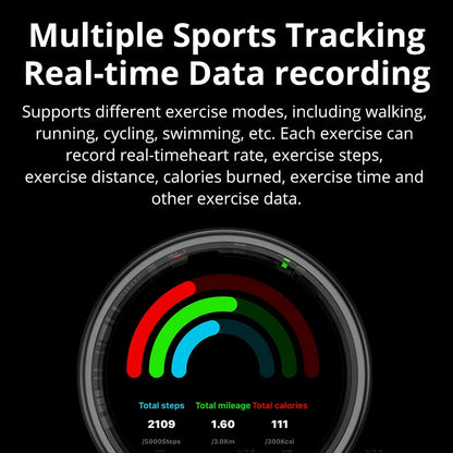 Fitness Tracker Ring with OLED Screen | Monitors Heart Rate, SpO₂, Sleep, Stress, Activity, 5ATM Waterproof, Wireless Charging