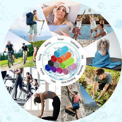 ChillMate Fitness Towel with Fun Dot Design for Active Lifestyles