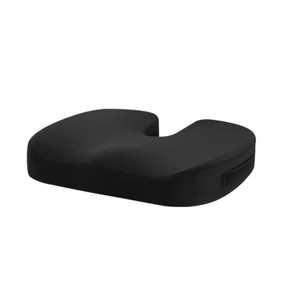 Memory Foam Seat Cushion with Cooling Gel | Office Chair Pillow for Coccyx with Non-Slip Base and Breathable Cover