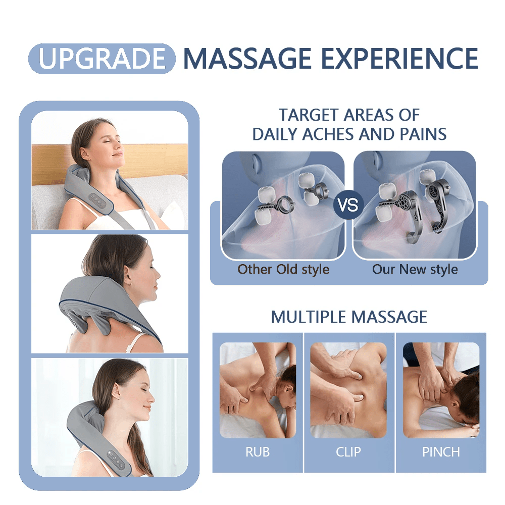 Rechargeable Neck and Back Relief Massager