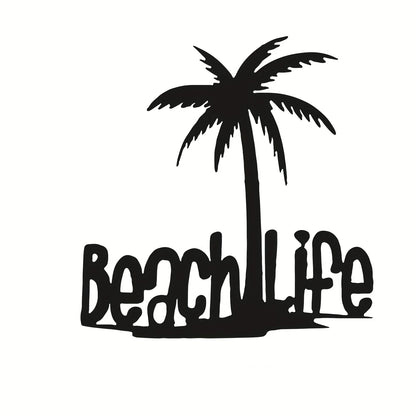 3D Metal Wall Decor of Coconut Tree for Living Room, Bedroom, Office