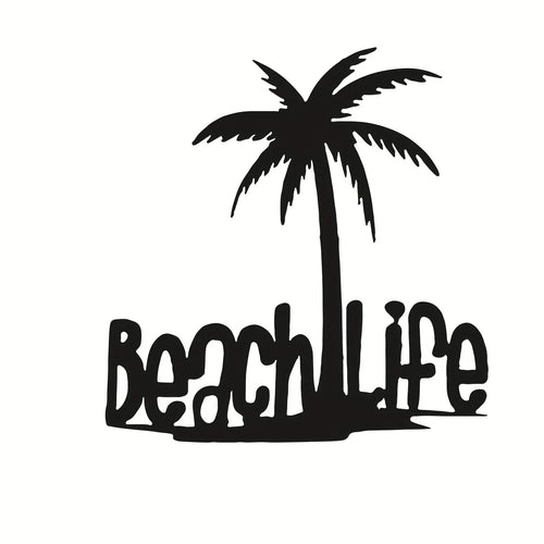3D Metal Wall Decor of Coconut Tree for Living Room, Bedroom, Office