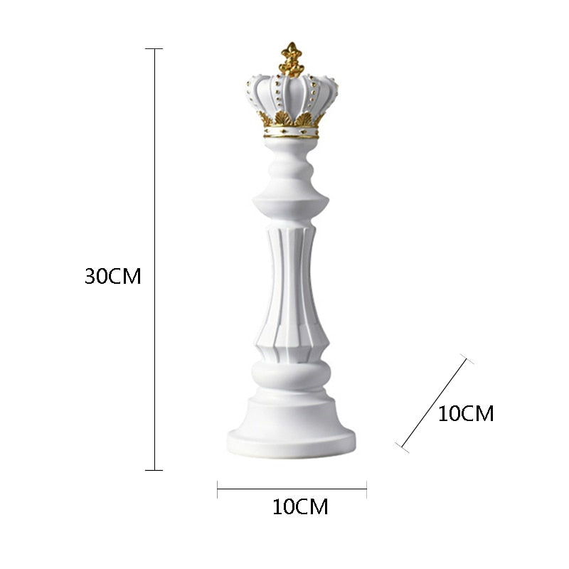 Handcrafted Chess Piece - GrandCheck Design for Home Decor