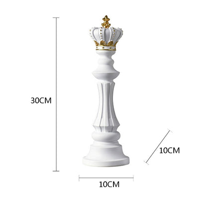 Handcrafted Chess Piece - GrandCheck Design for Home Decor