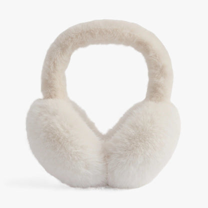 Adjustable Faux Fur Headband – Winter Plush Ear Protectors for Warmth and Style