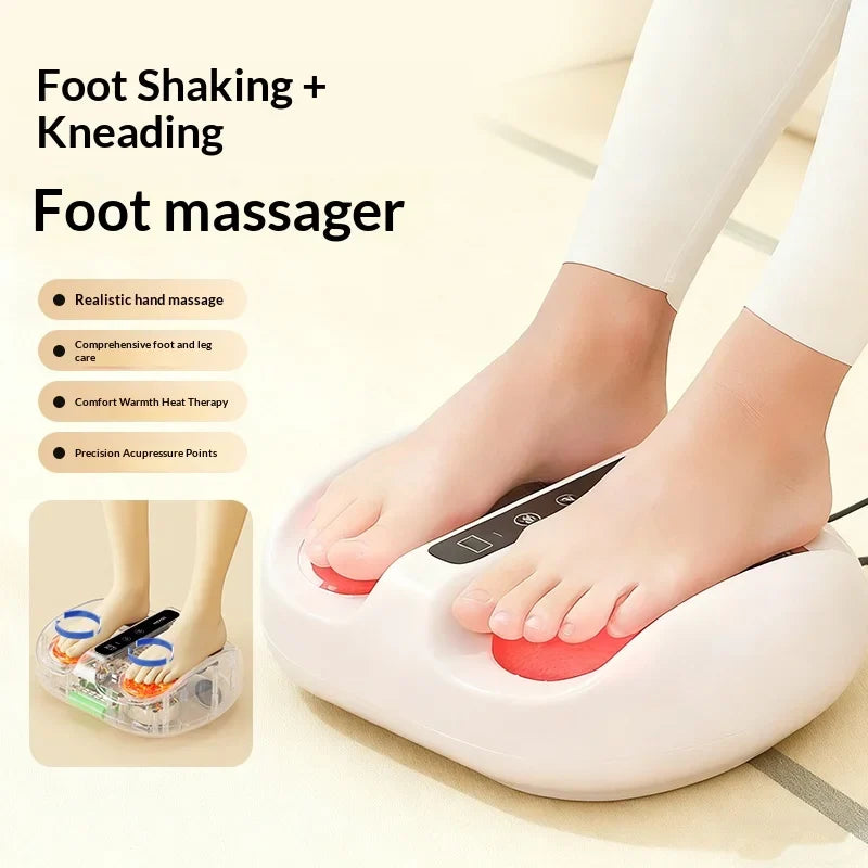 Heat Foot Massager Machine – Kneading, Rotating, Vibrating with Pressure Points