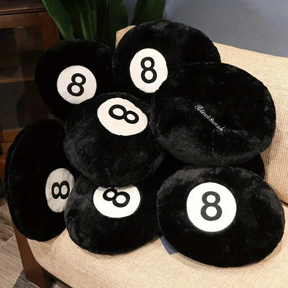 8-Ball Design Throw Pillow