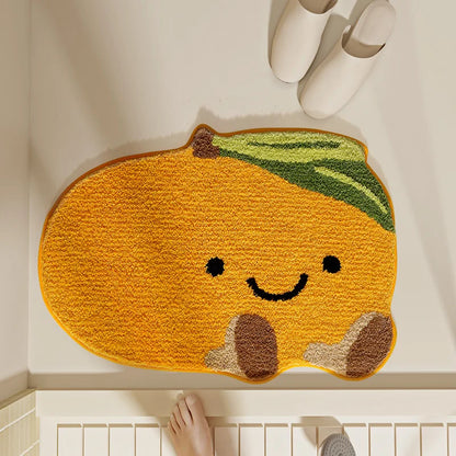 Cheerful Fruit-Themed Play Mat