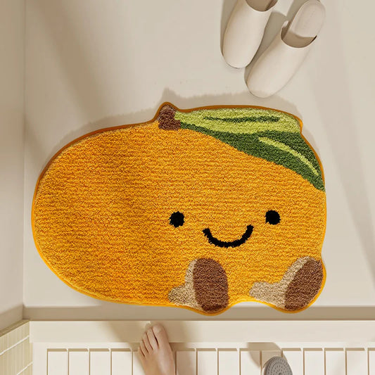 Cheerful Fruit-Themed Play Mat