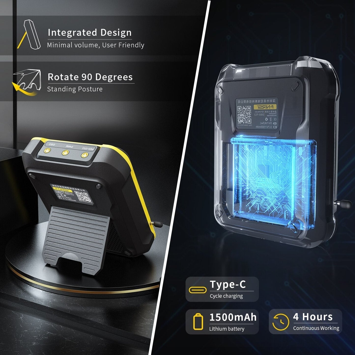 Dual-Function Digital Voltage and Transistor Tester