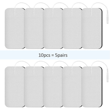 Therapeutic TENS Gel Electrode Pads - Muscle Stimulator Massage Patches for Physiotherapy Relief