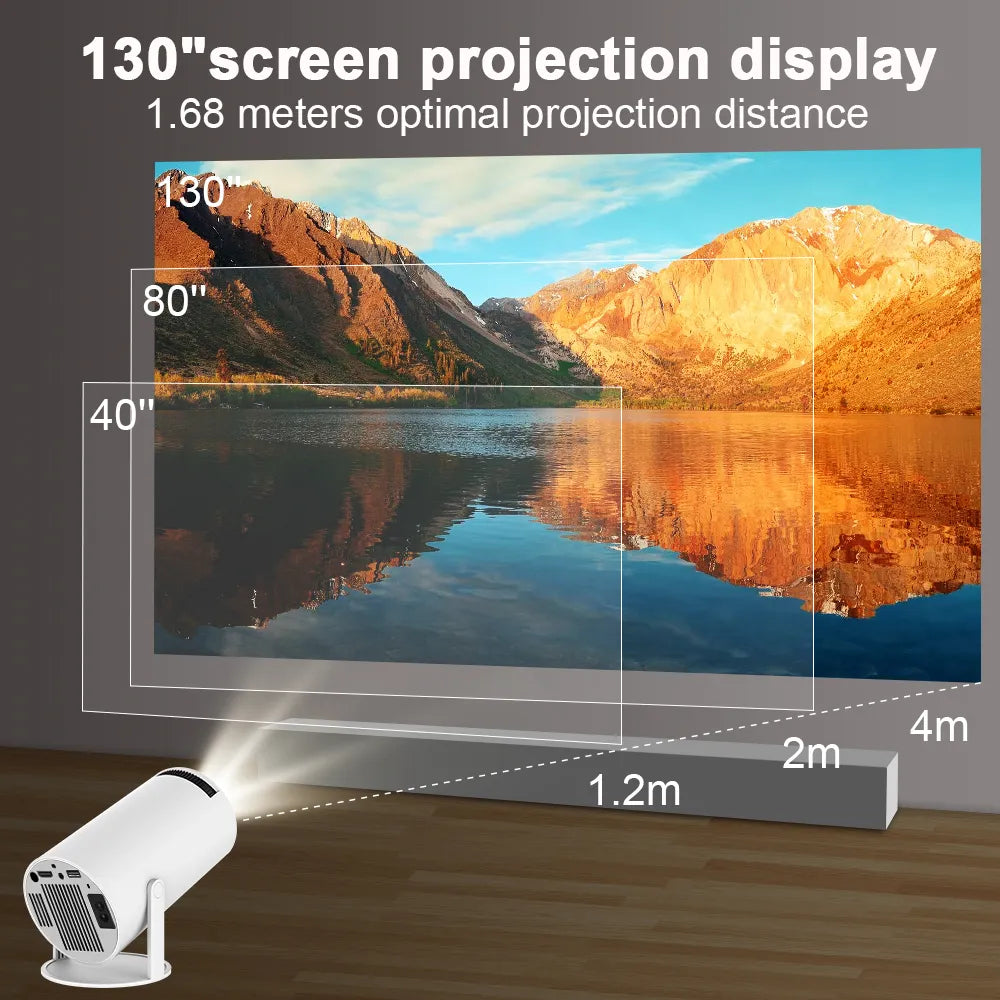 Portable Spotlight Projector for On-the-Go Use