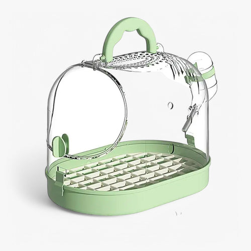 Lightweight Pet Carry Cage for Small Animals and Birds