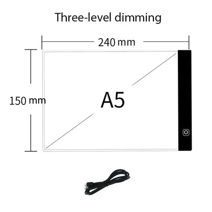 Adjustable LED Art Light Pad for Creative Precision