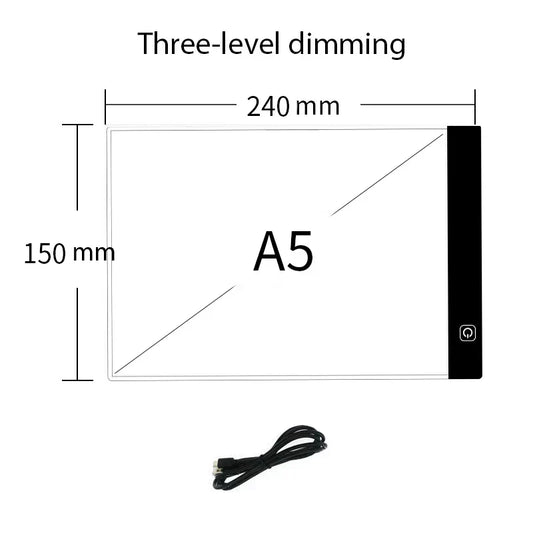 Adjustable LED Art Light Pad for Creative Precision