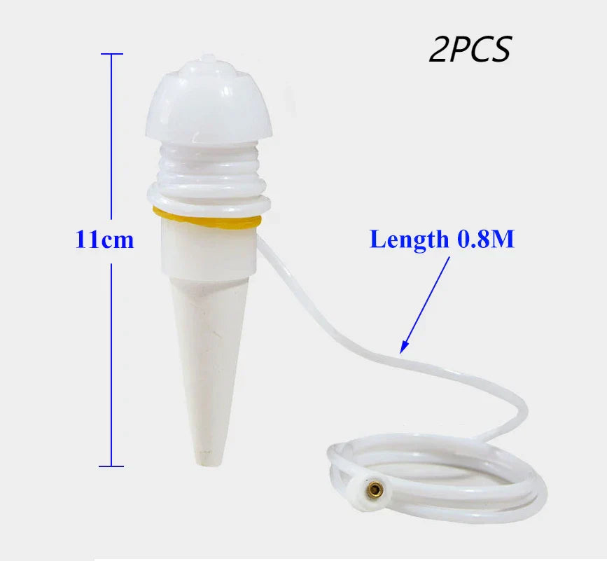 Self-Watering Ceramic Spikes Set – 2-Piece Automatic Drip Irrigation