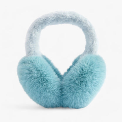 Adjustable Faux Fur Headband – Winter Plush Ear Protectors for Warmth and Style
