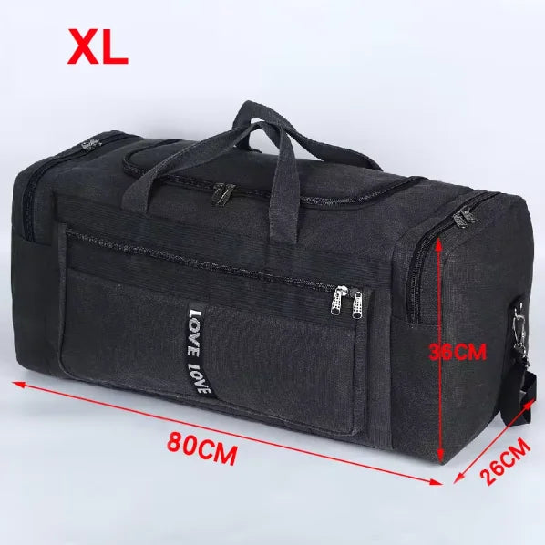 XL Waterproof Travel Duffel Bag for Men – Durable with Ample Storage for Gym & Adventures