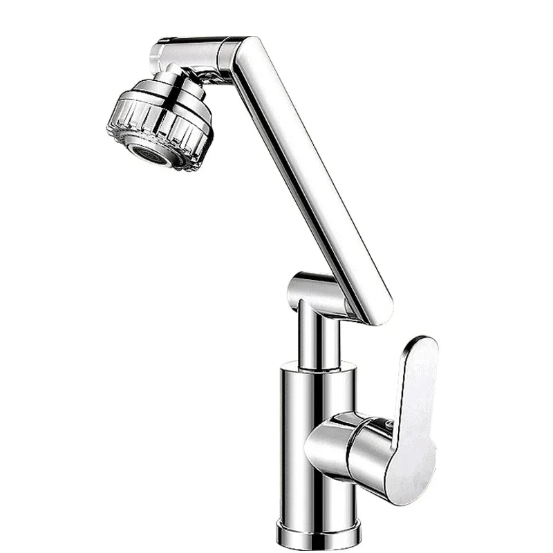 360-Degree Universal Washbasin Faucet in AquaFlex Design