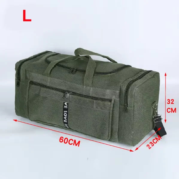 XL Waterproof Travel Duffel Bag for Men – Durable with Ample Storage for Gym & Adventures