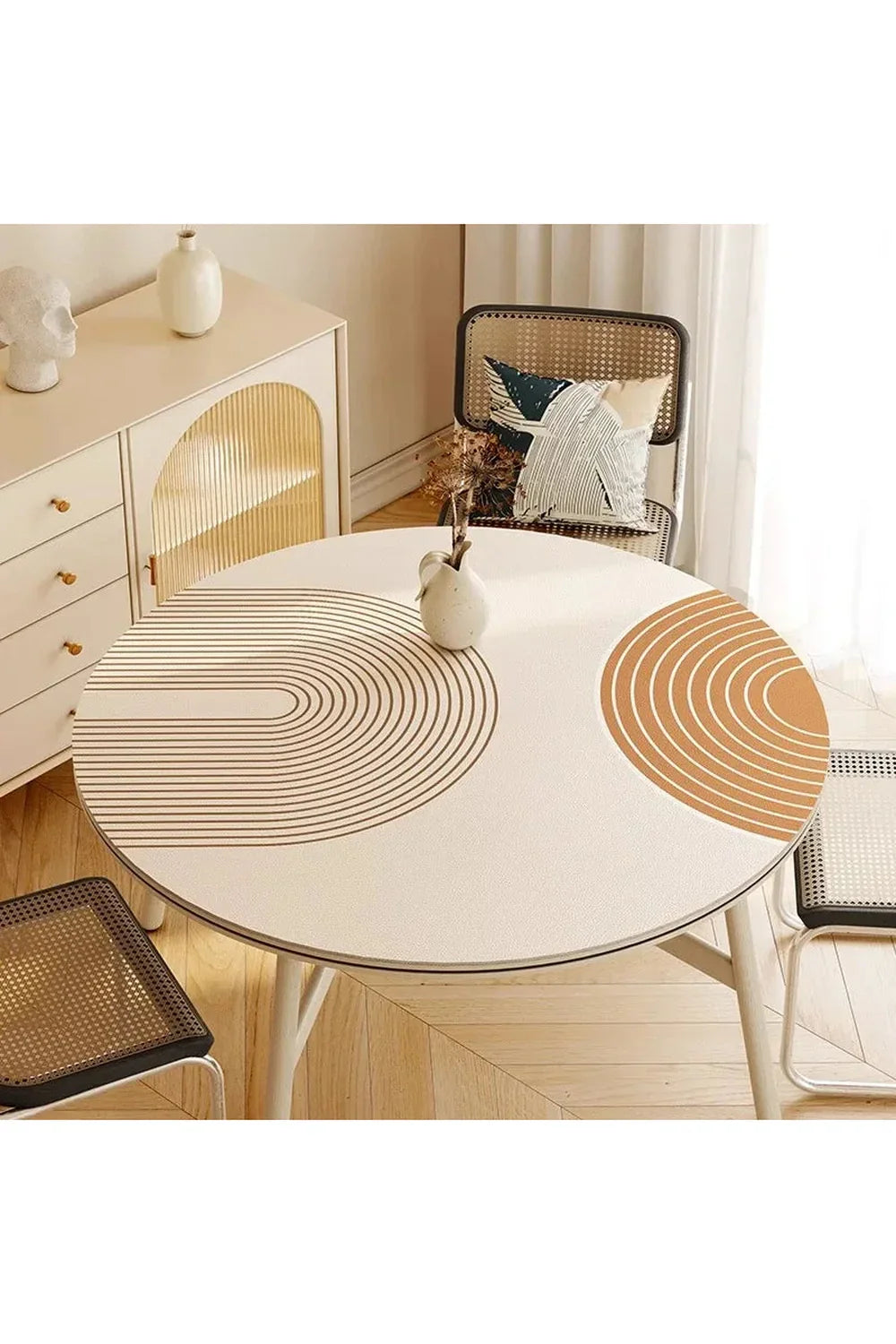 Round Table Cover for Dining - Circular Tablecloth