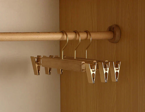 Wooden Suit and Coat Hangers with Wide Shoulders – Cedar Organizer (Set of 2)