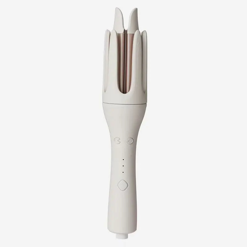 2-in-1 Curler and Straightener with Automatic Rotation and Tourmaline Ceramic