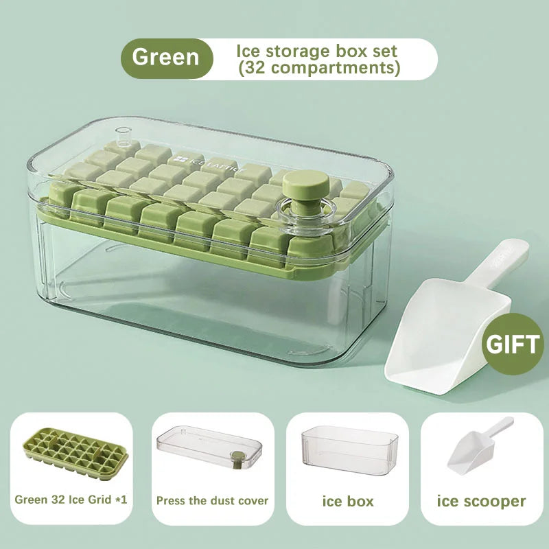 32-Cavity Flexible Ice Maker Tray