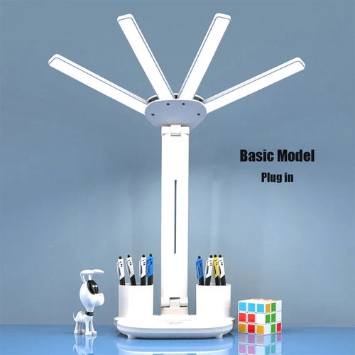 Smart Table Lamp with Four Heads – 3-in-1 Multifunctional Design